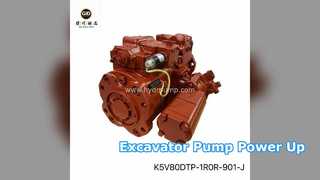 এক্সকাভেটর পাম্প K5V80DTP 15 টন পাওয়ার আপ